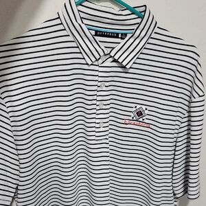 NWOT Devereux Striped Polo Encanterra Golf Club Polo